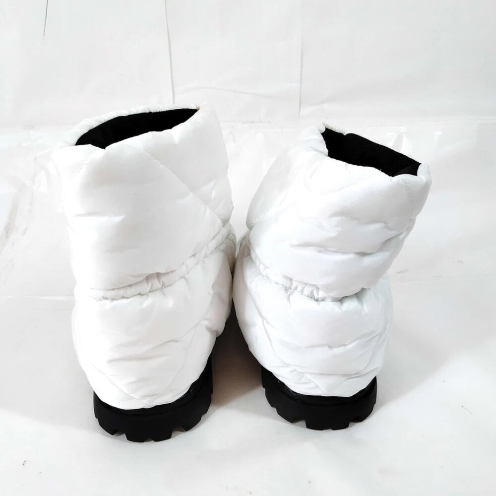 Prada Boots Women Whites Nylon 490-081425 - Picture 4 of 9